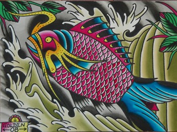 Tattoos - FISH AND WATER - 31812